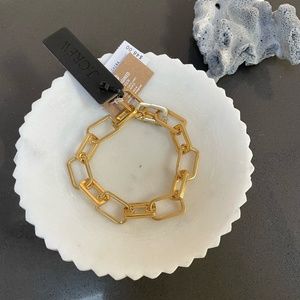 J Crew NWT Pave Chain Bracelet